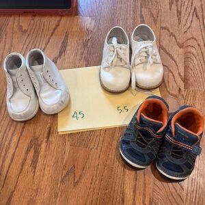 Bundle of baby shoes size 4.5 and 5.5